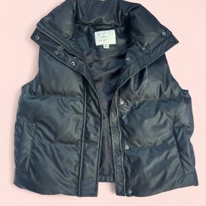 A New Day Charcoal Puffer Vest